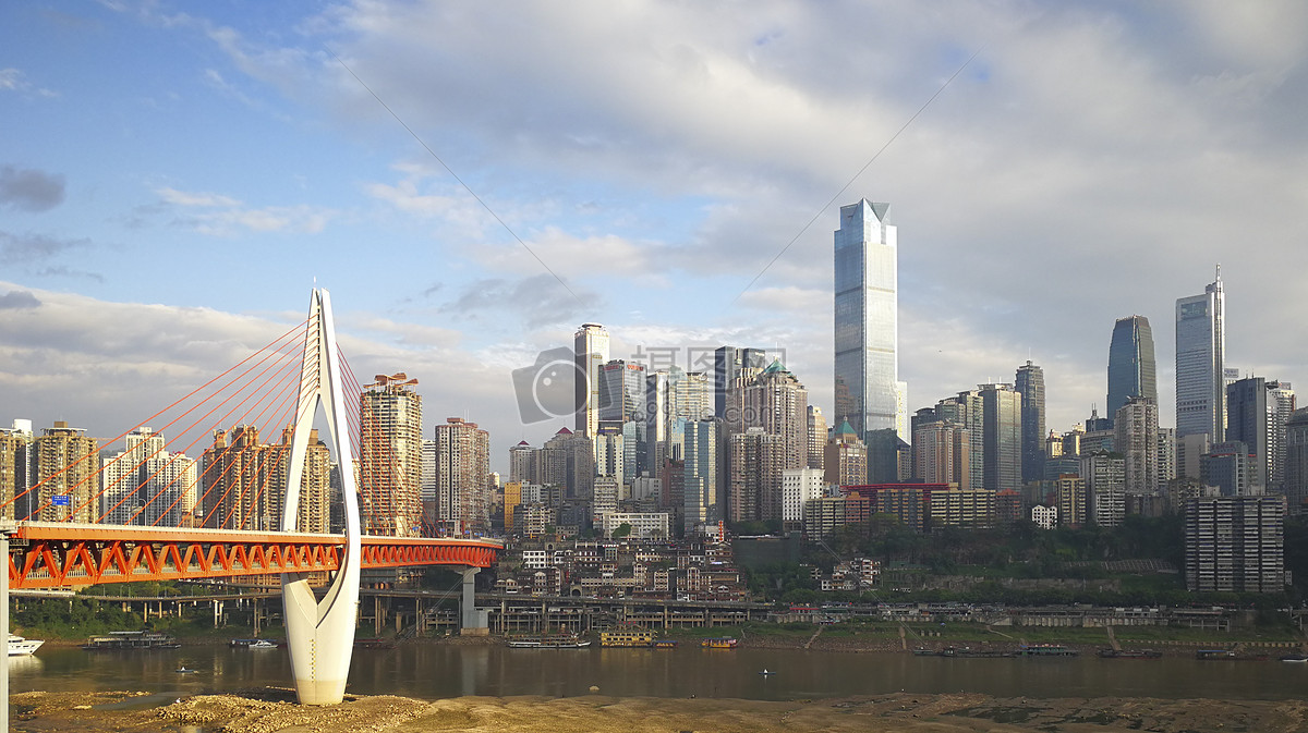 重庆大桥全景图片