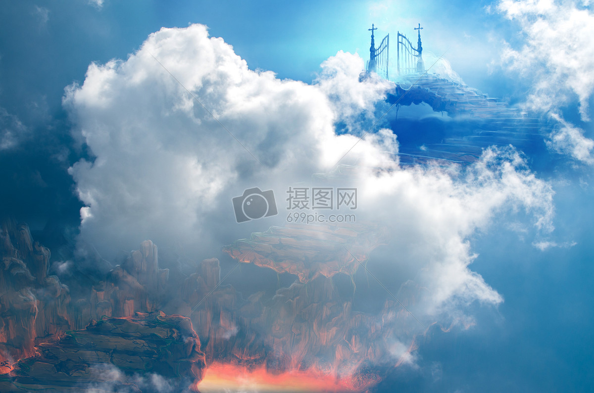 云层之上是天堂 云层之下是地狱