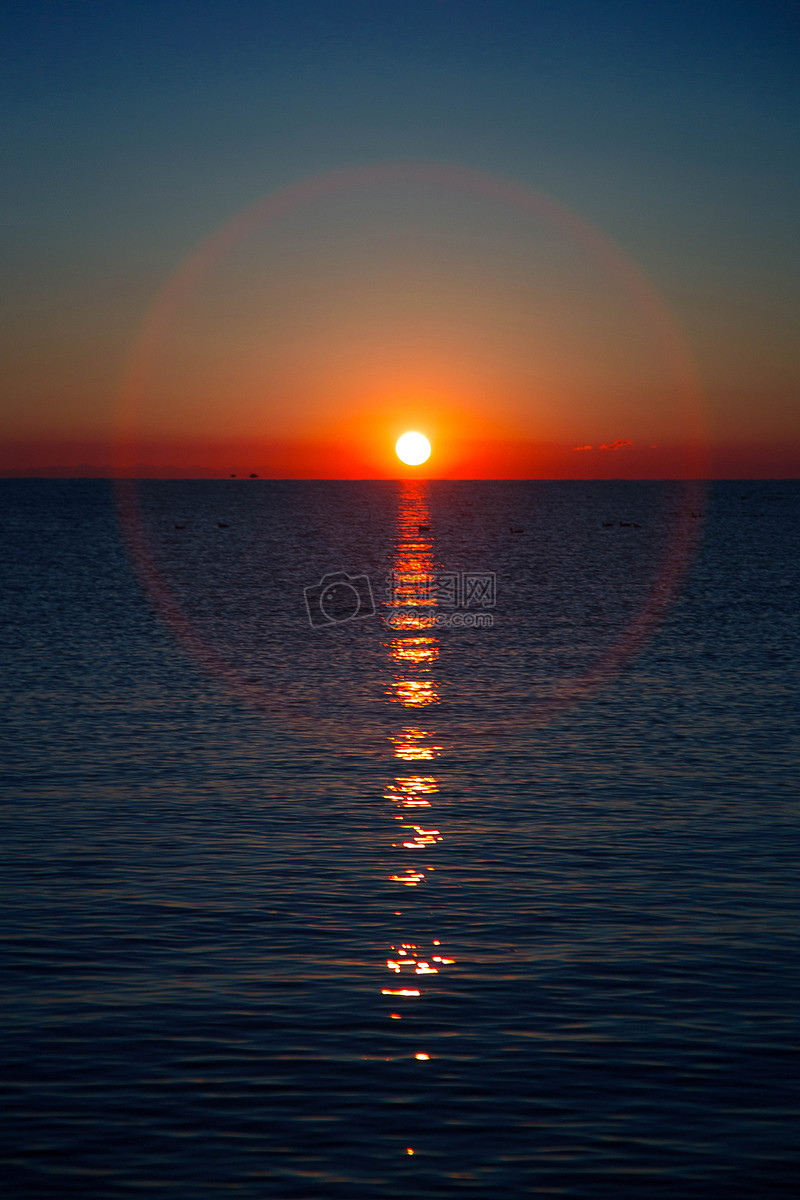 青海湖日出