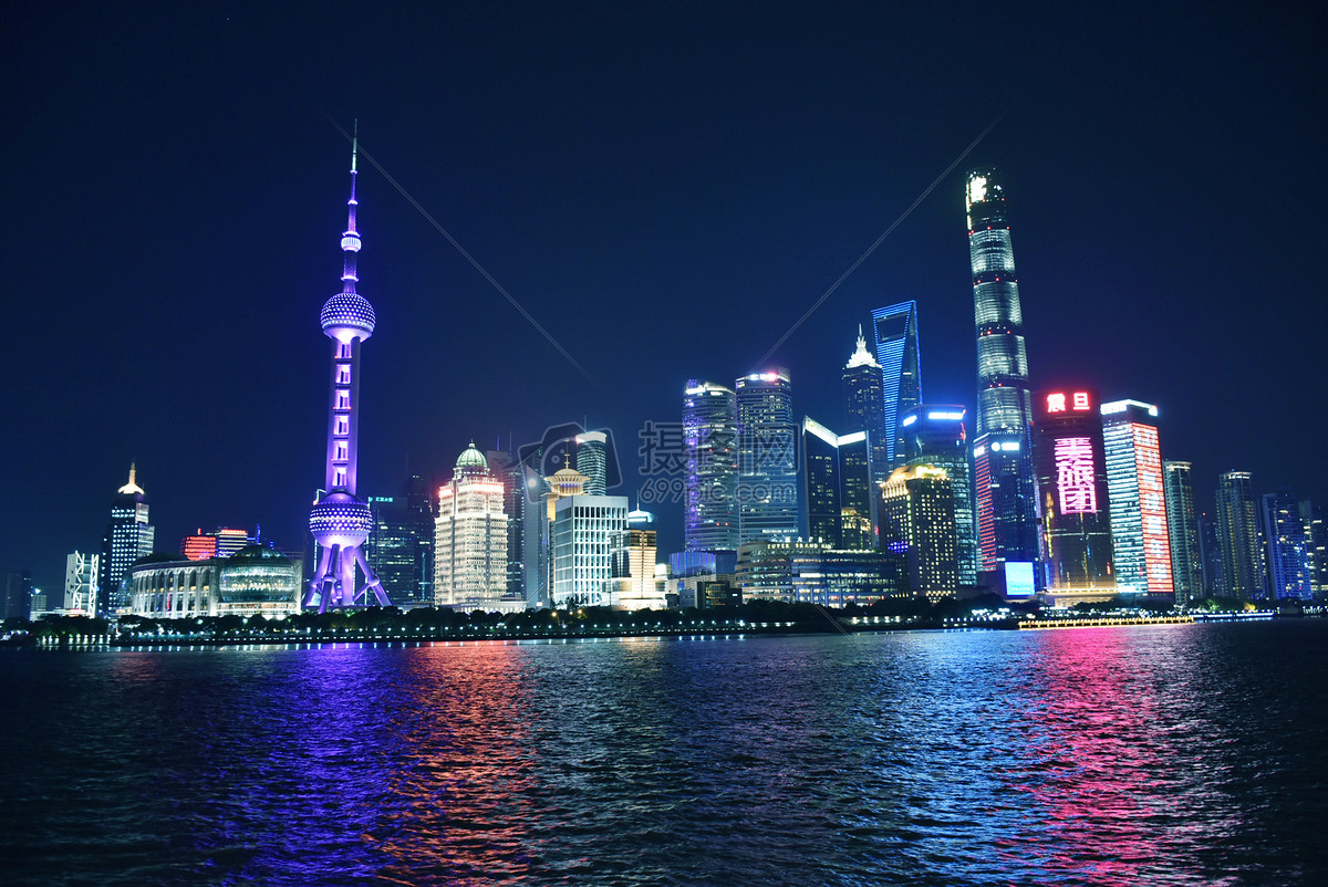 上海外滩夜景高清图片下载-正版图片500409870-摄图网