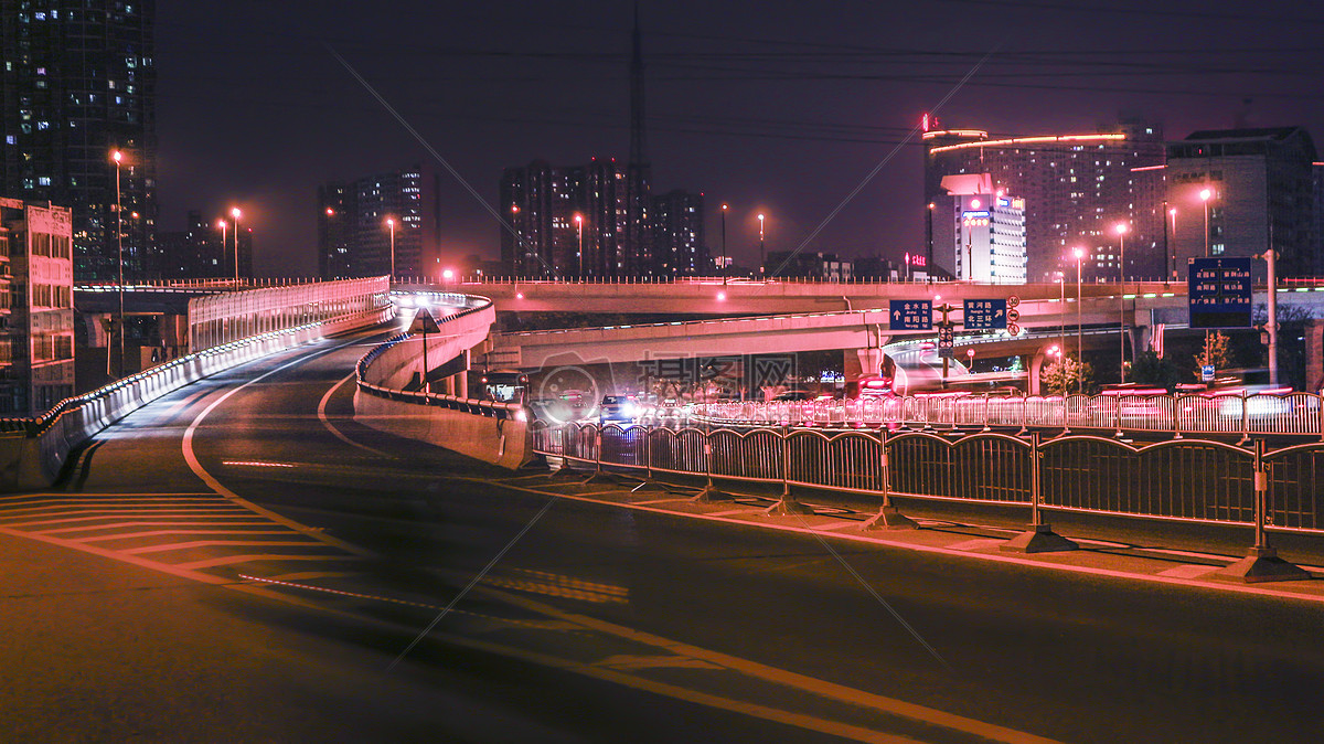 郑州街景夜景