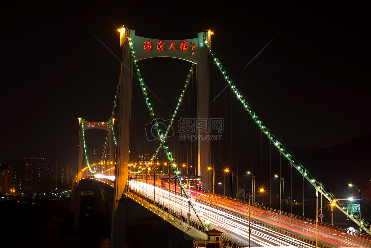 厦门海沧大桥夜景