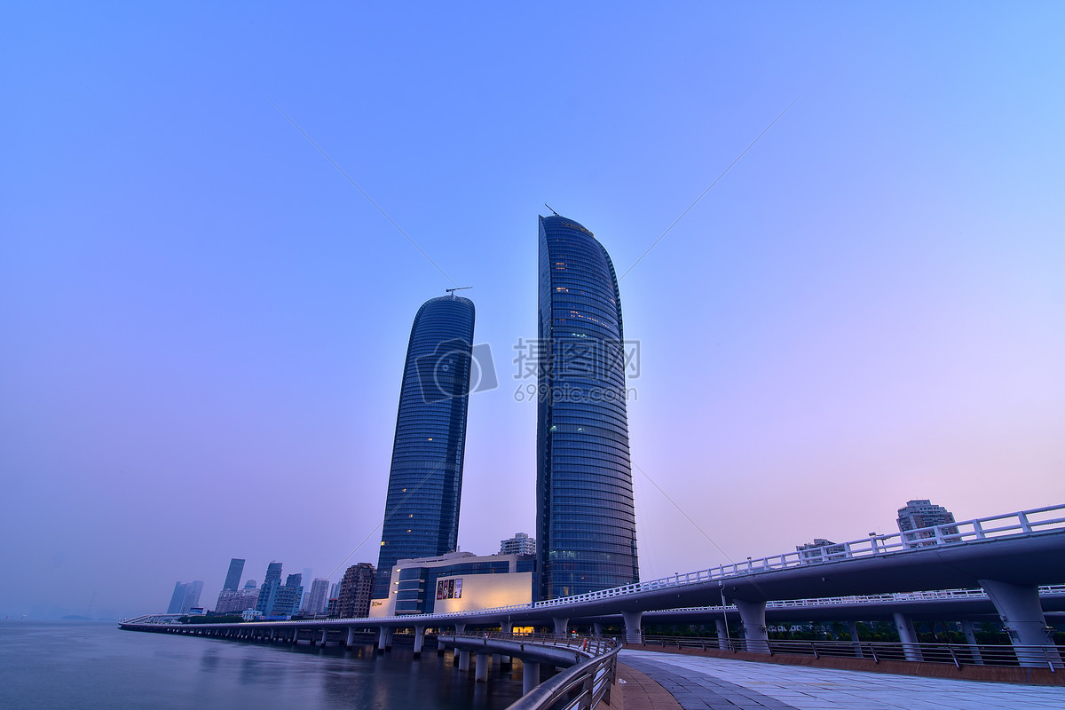 厦门海边建筑风光
