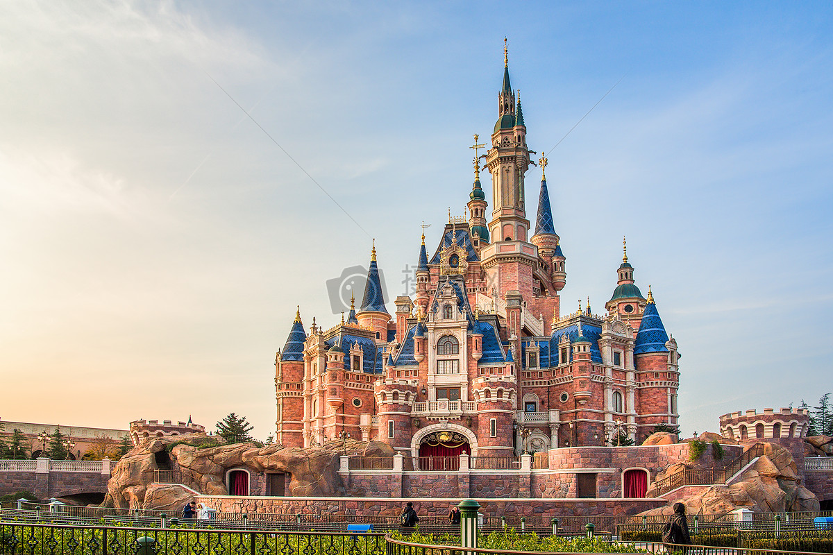 上海迪士尼城堡图片素材_免费下载_jpg图片格式_vrf