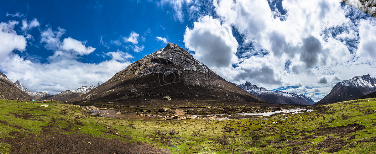 照片 自然风景 全景 高原山脉全景.