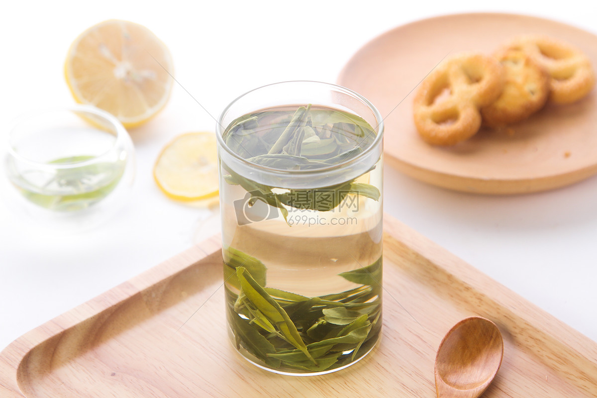 花茶龙井茶泡茶茶叶透明杯子