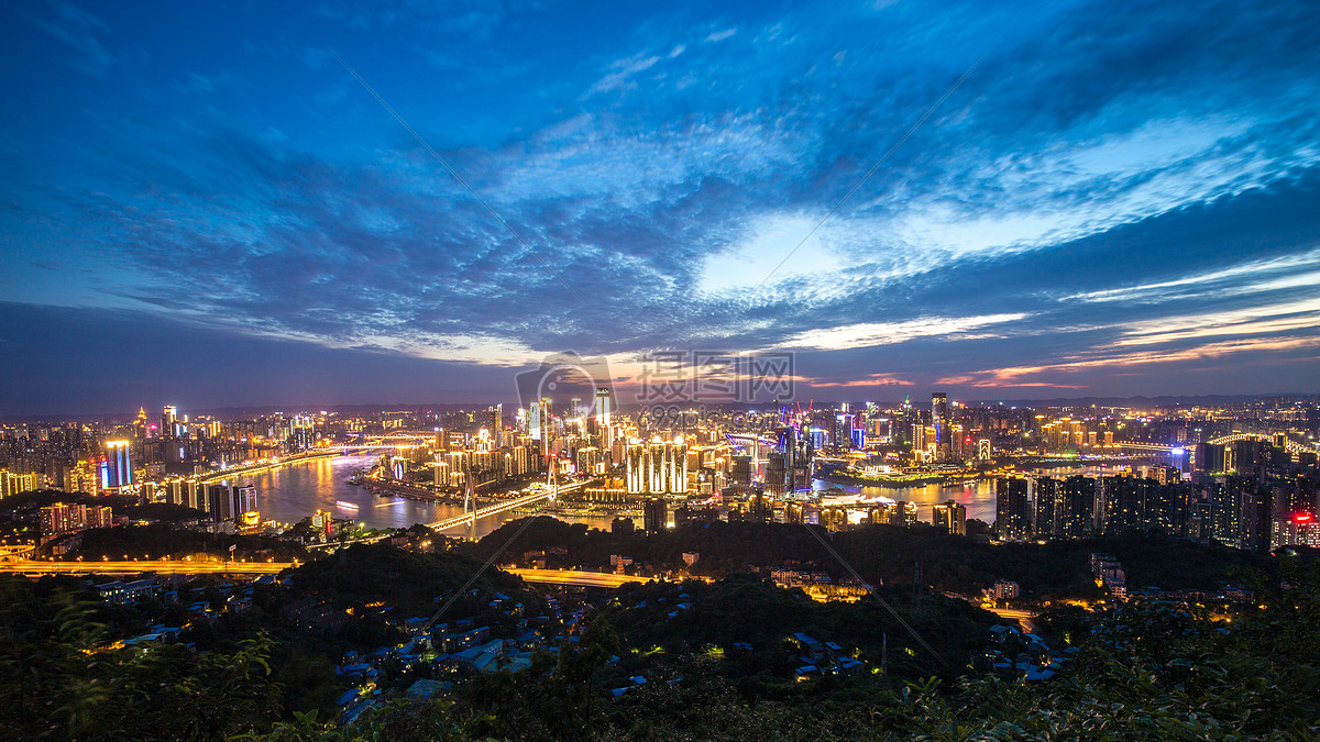 重庆全景夜景