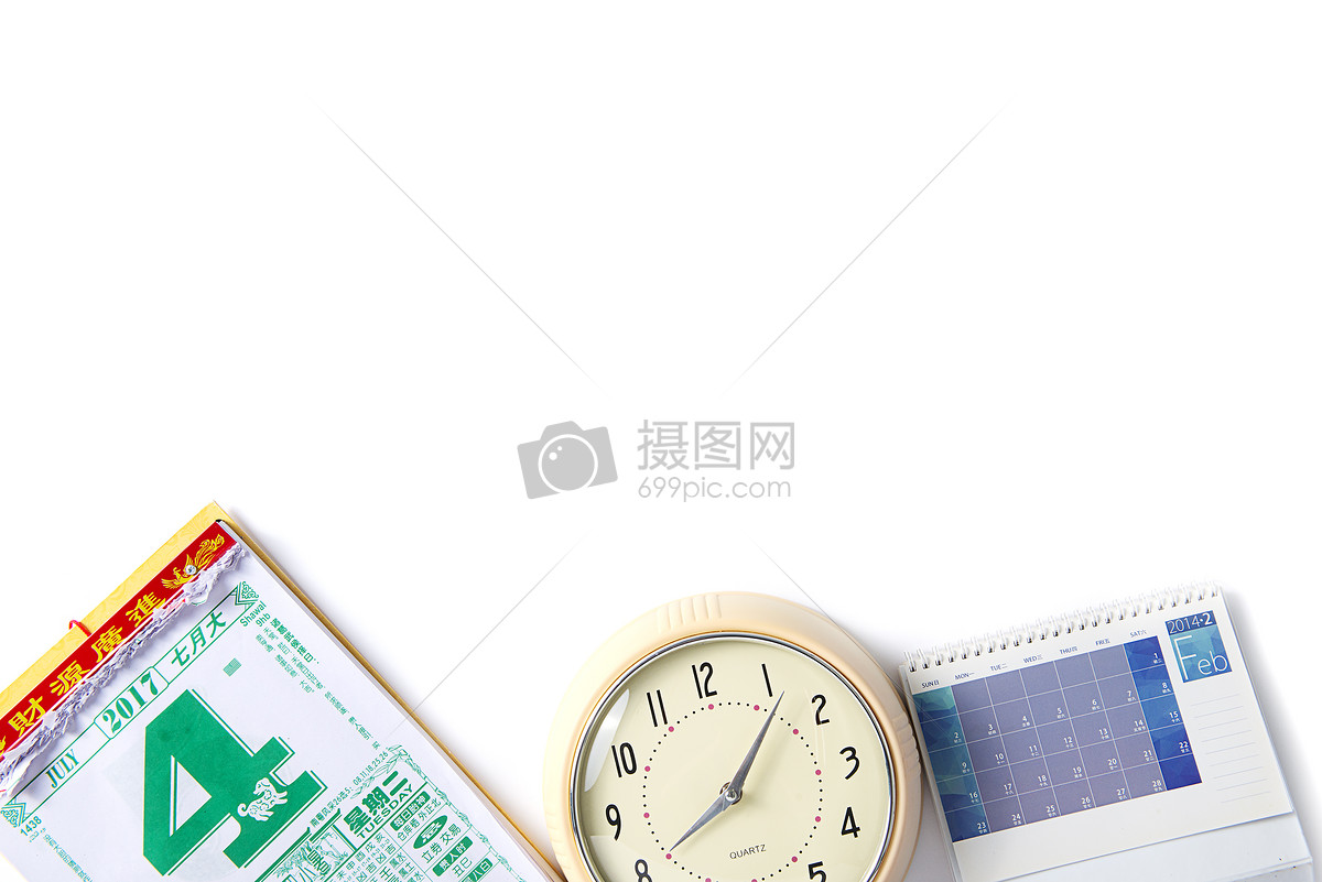 时间黄历日历设计背景素材