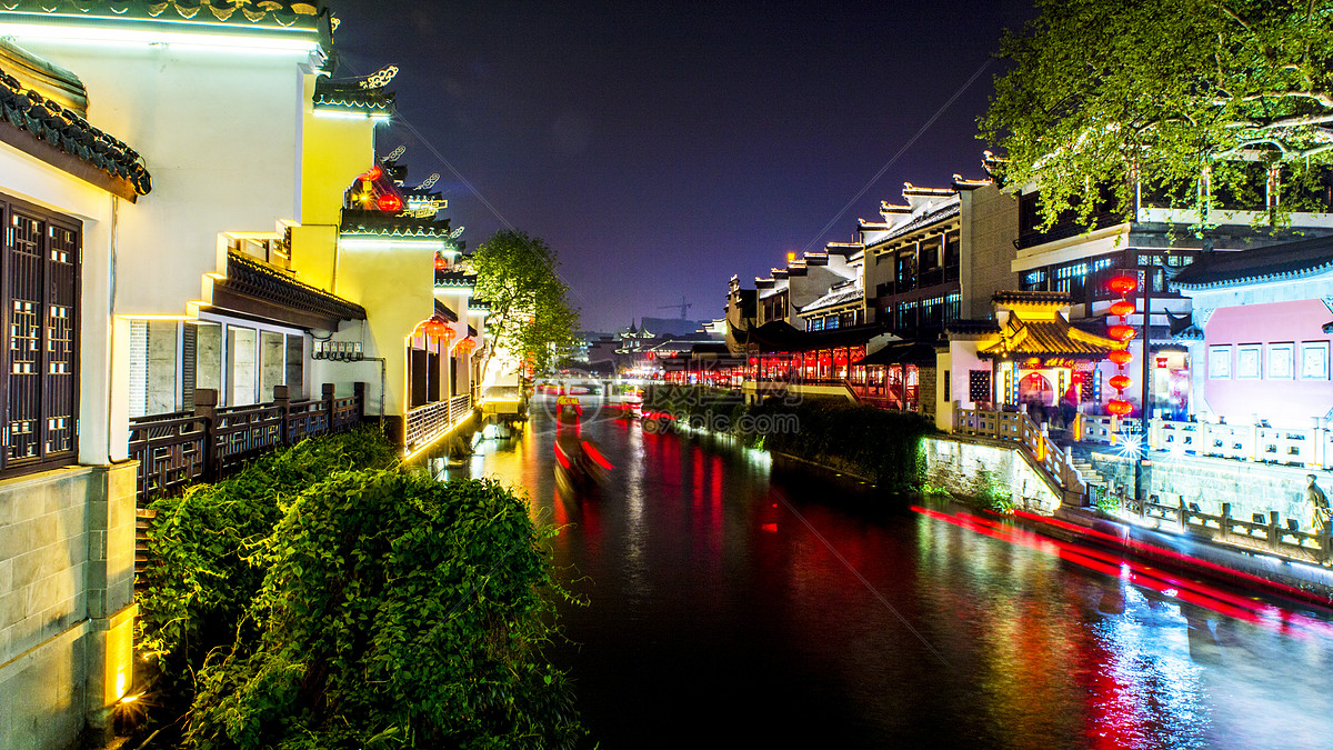 南京秦淮河夜景        id:500544982              成为照片