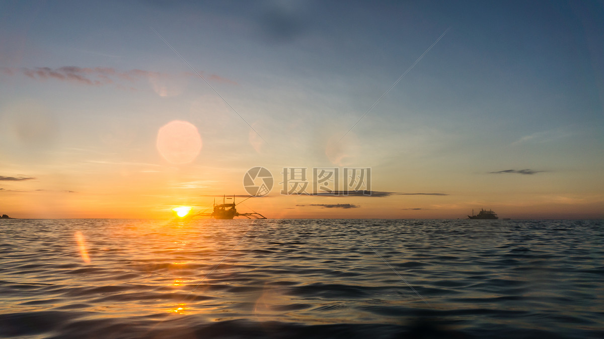 长滩岛夕阳
