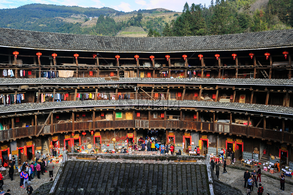 中国最美的土楼之一，被亲切地叫做“四菜一汤”，还是世界遗产_南靖