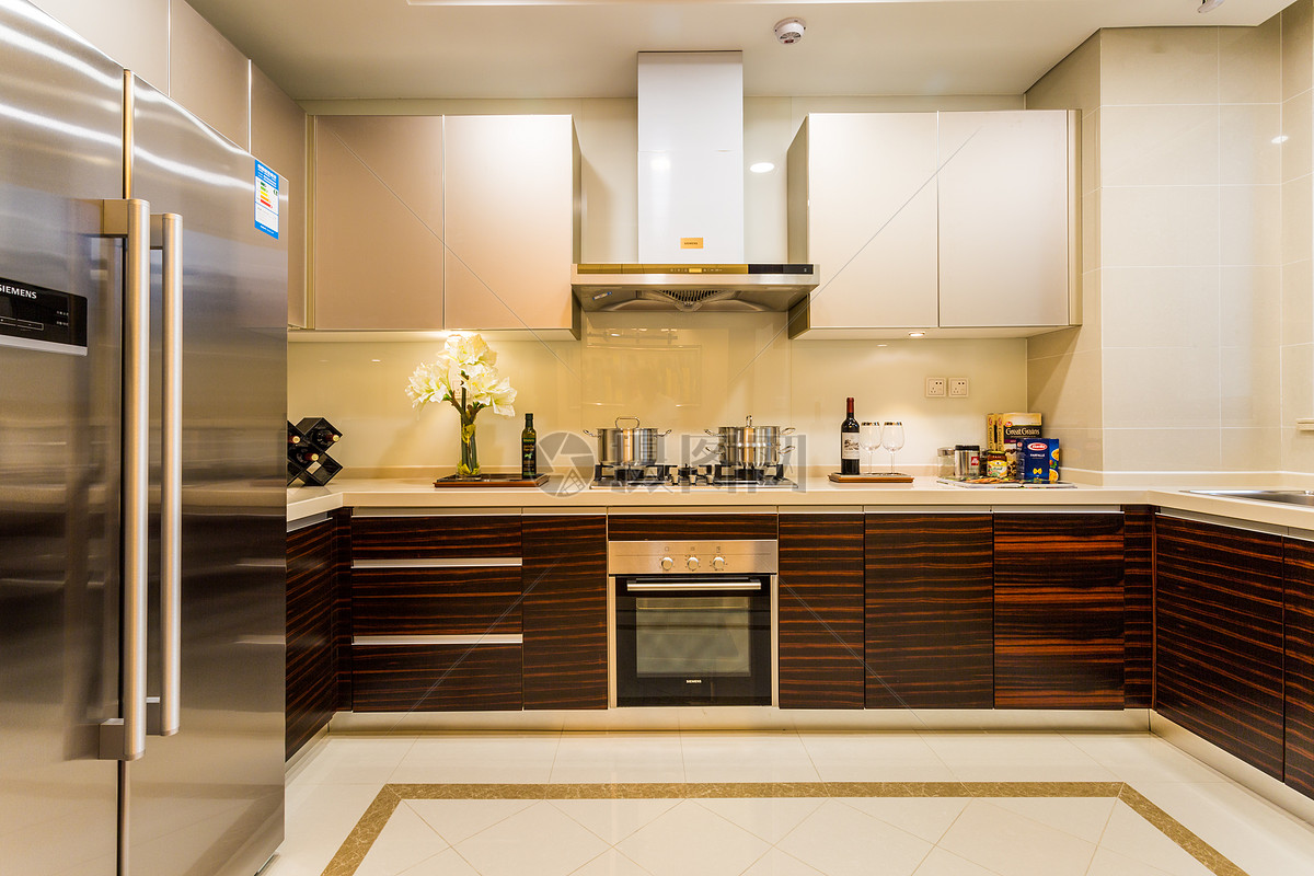 新中式厨房 - 效果图交流区-建E室内设计网