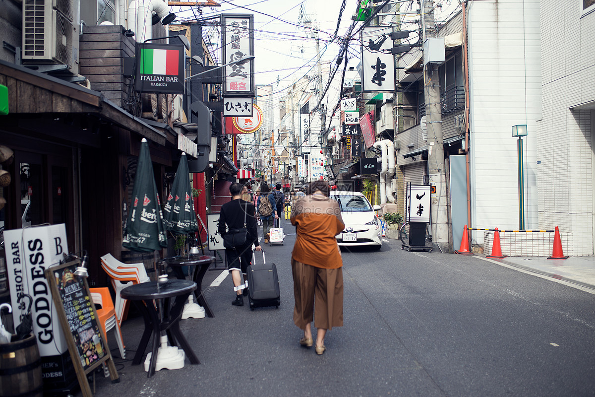 日本街景高清图片下载-正版图片500628559-摄图网