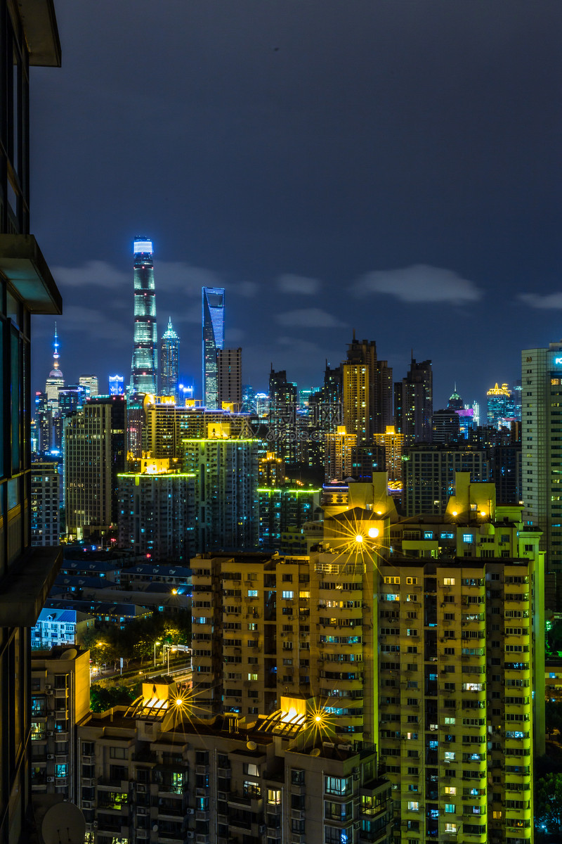 上海浦东新区夜景