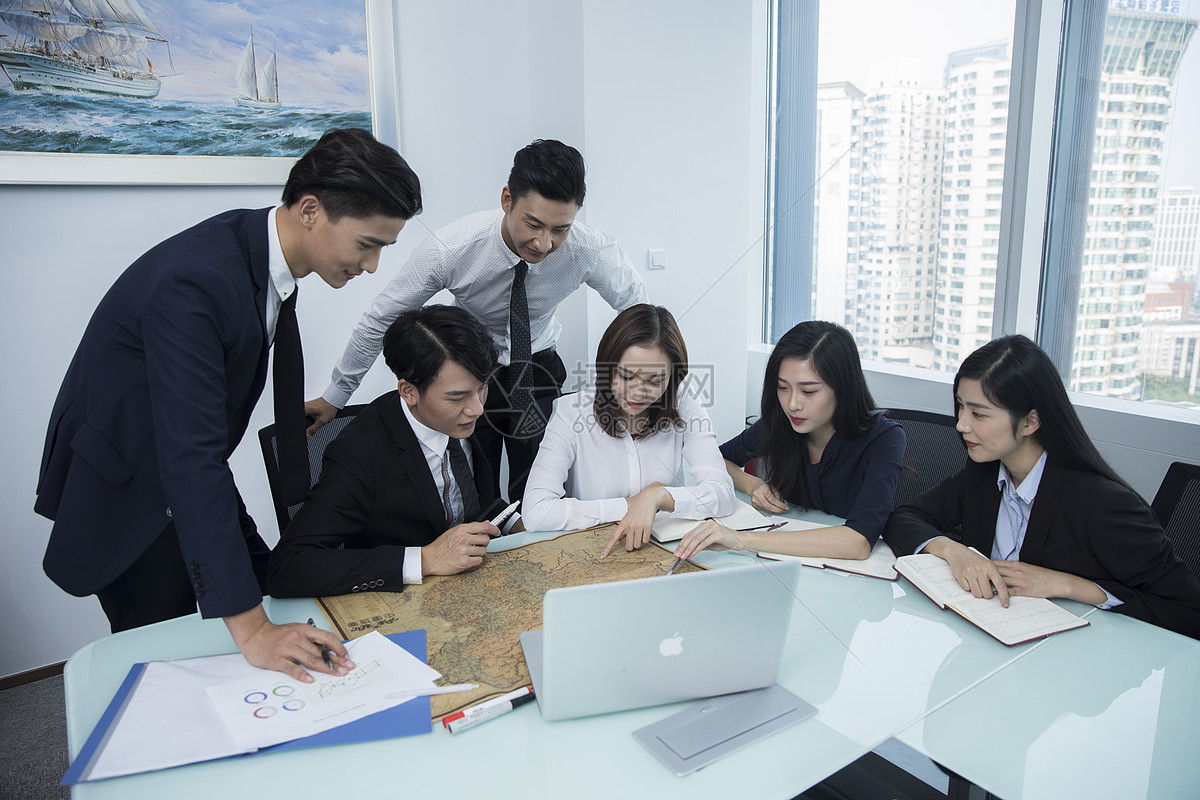 图片 照片 商业办公 商务团队合作共赢.