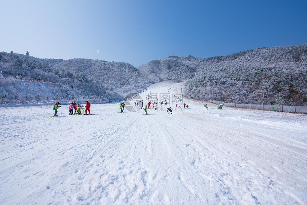 九宫山滑雪场图片素材_免费下载_jpg图片格式_VRF高清图片500691093_摄图网