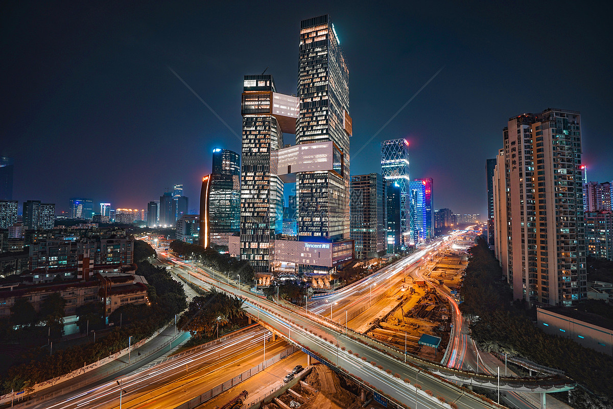 上海城市夜景俯拍图片素材_免费下载_jpg图片格式_VRF高清图片500277146_摄图网