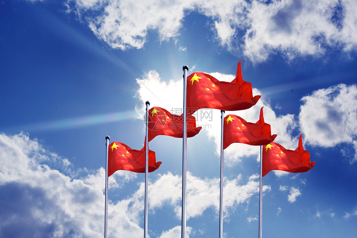 中国五星红色红旗图片_生物静物_设计元素-图行天下素材网