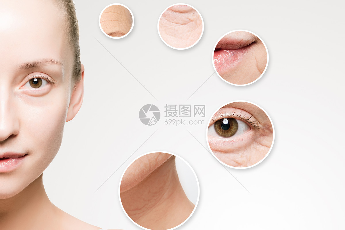 从左到右美女肌肤衰老过程图片_蛙客网viwik.com