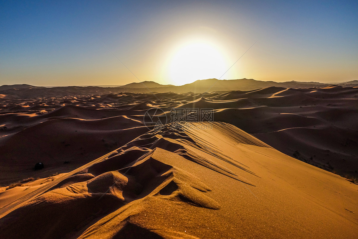 沙漠绿洲背景图片-沙漠绿洲背景素材图片-千库网