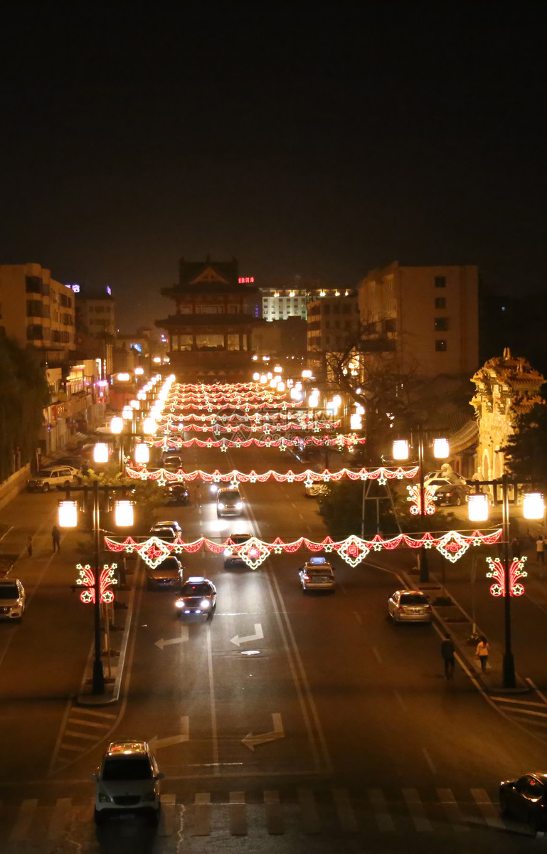 大同古城夜景