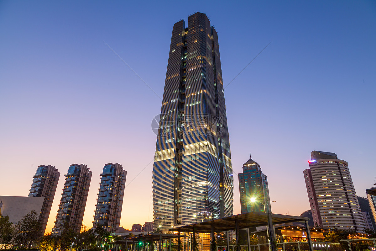 现代建筑夜景