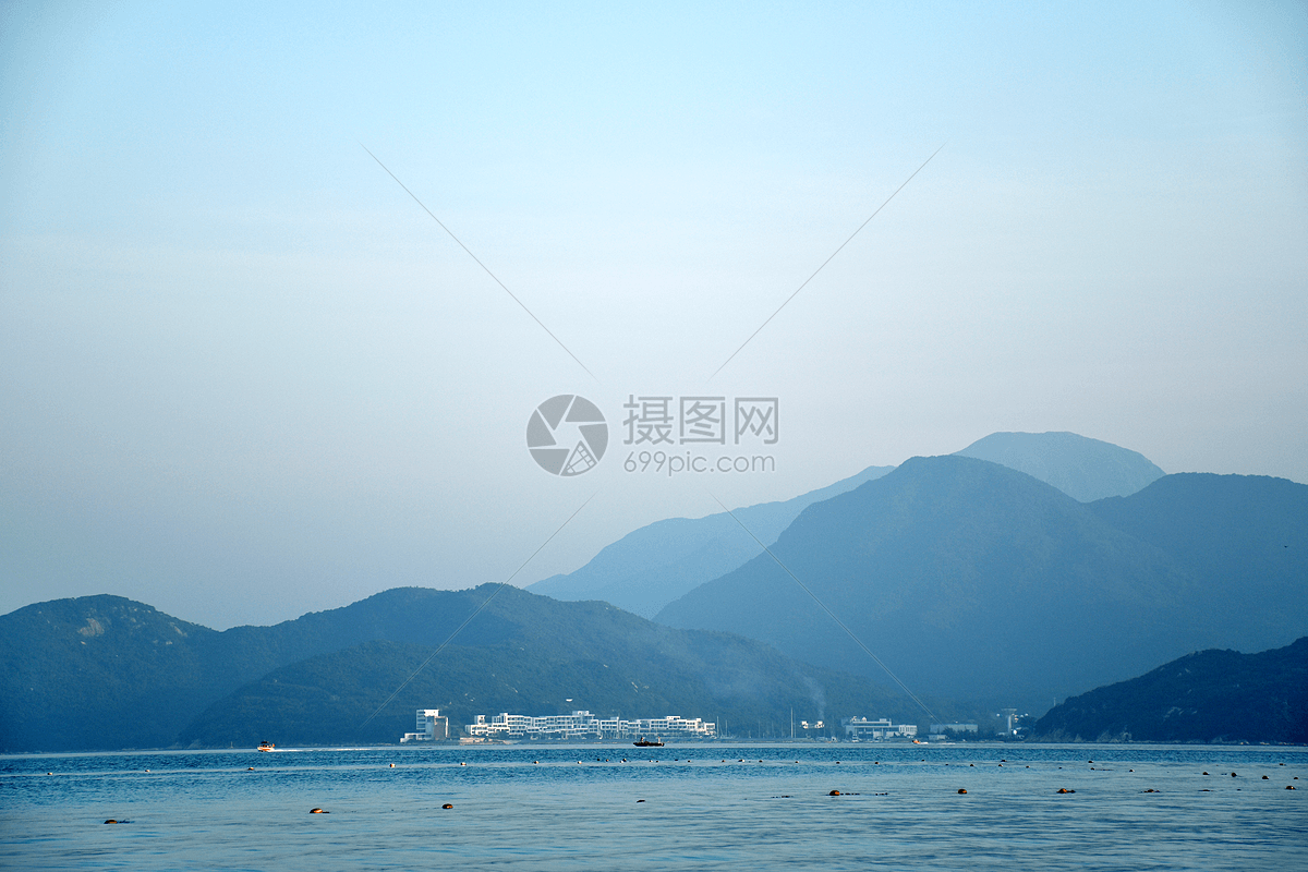 海边的远景