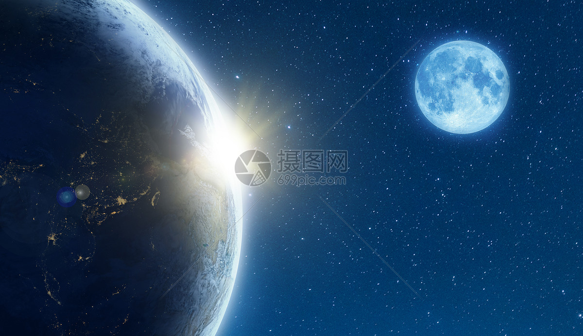 外太空地球背景