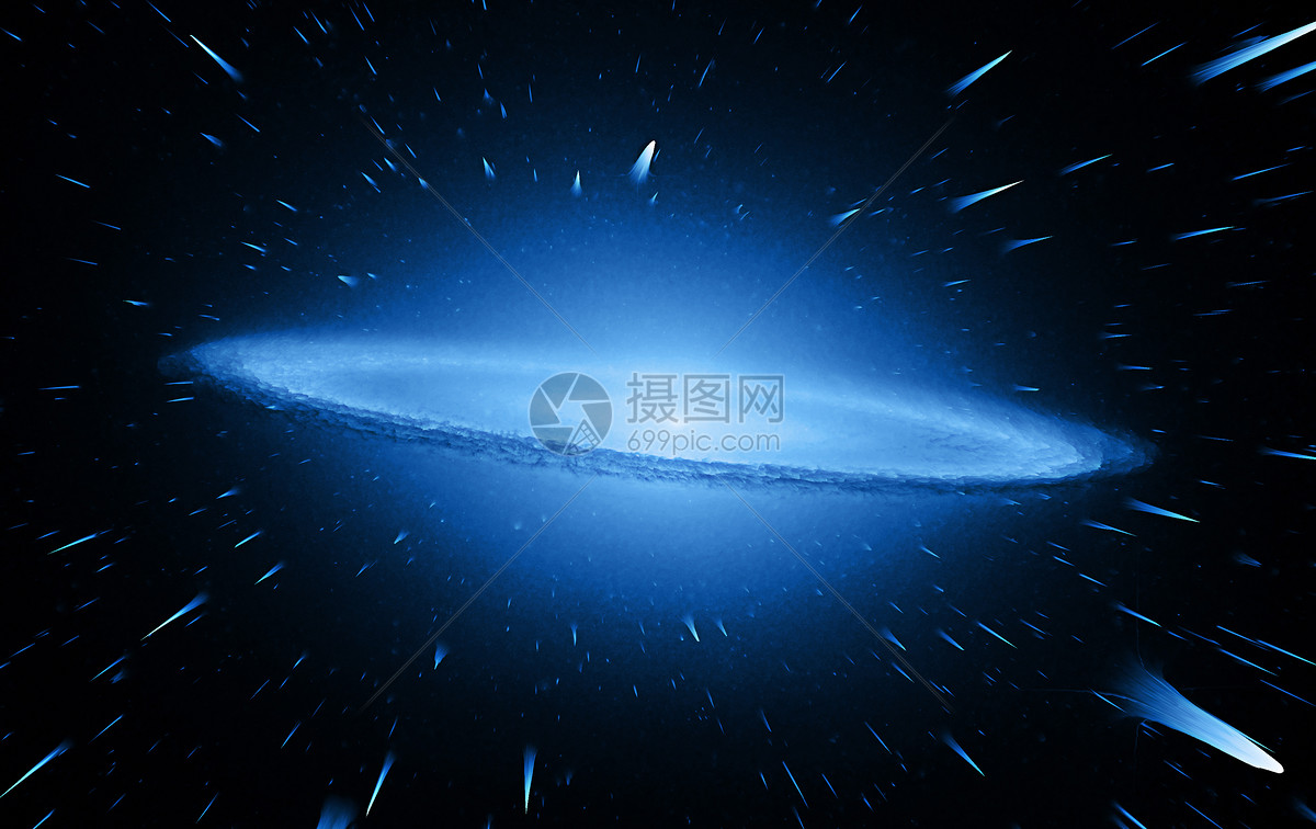 放射星空背景