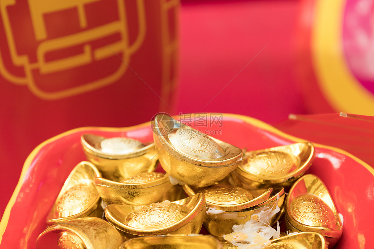 金色的元宝设计图__节日庆祝_文化艺术_设计图库_昵图网nipic.com