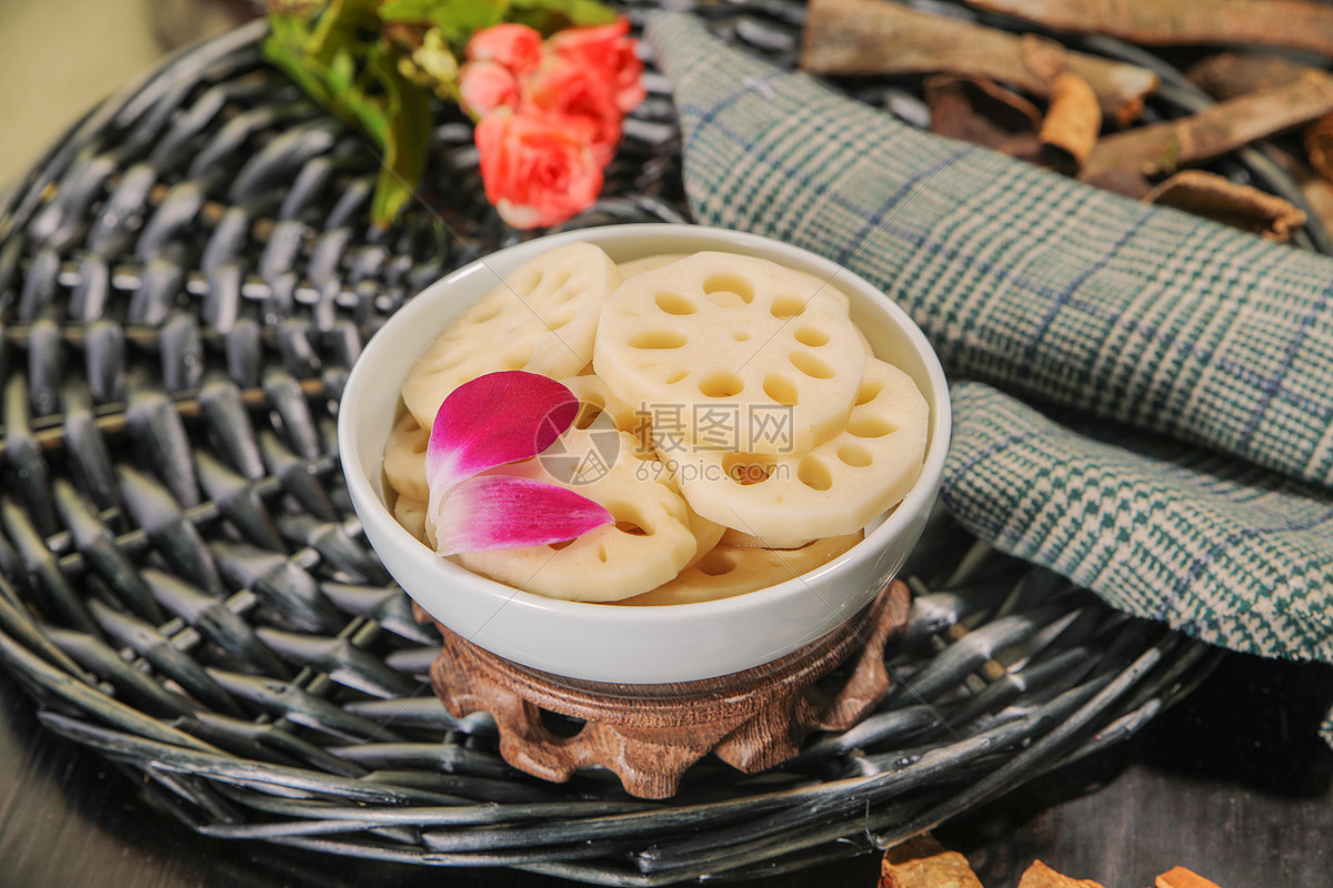 火锅食材莲藕片