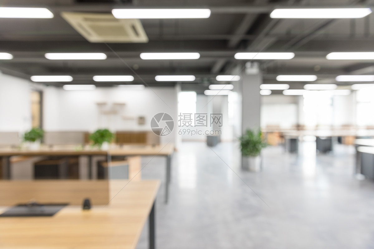 互联网公司办公室环境虚化背景