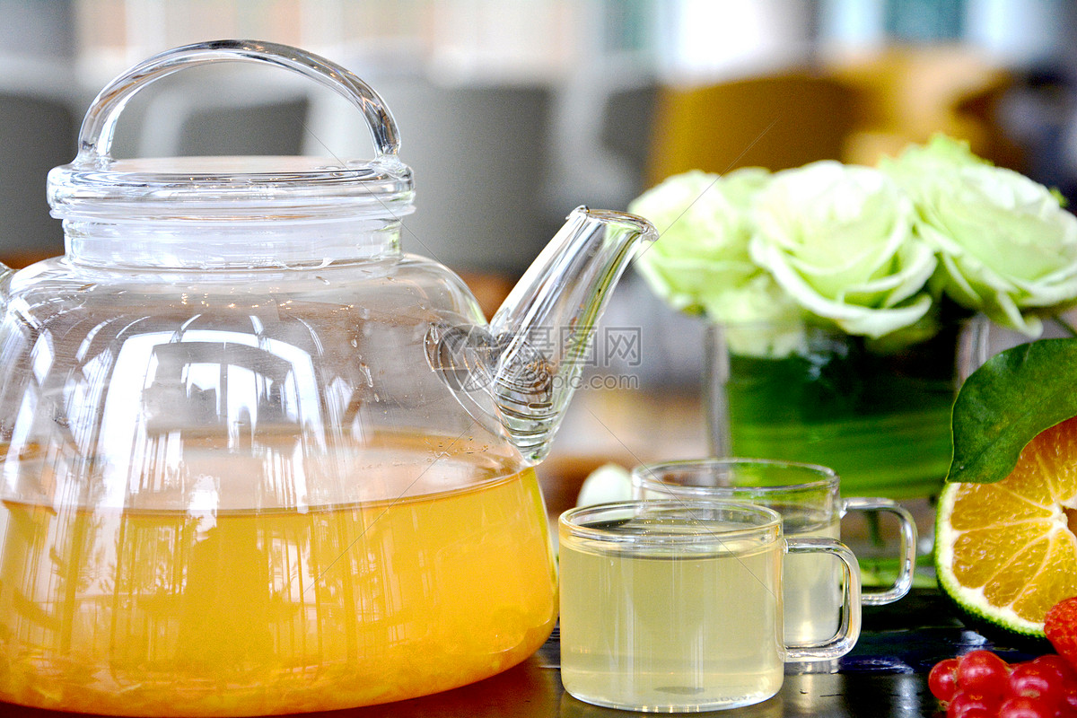 蜂蜜柚子水果茶