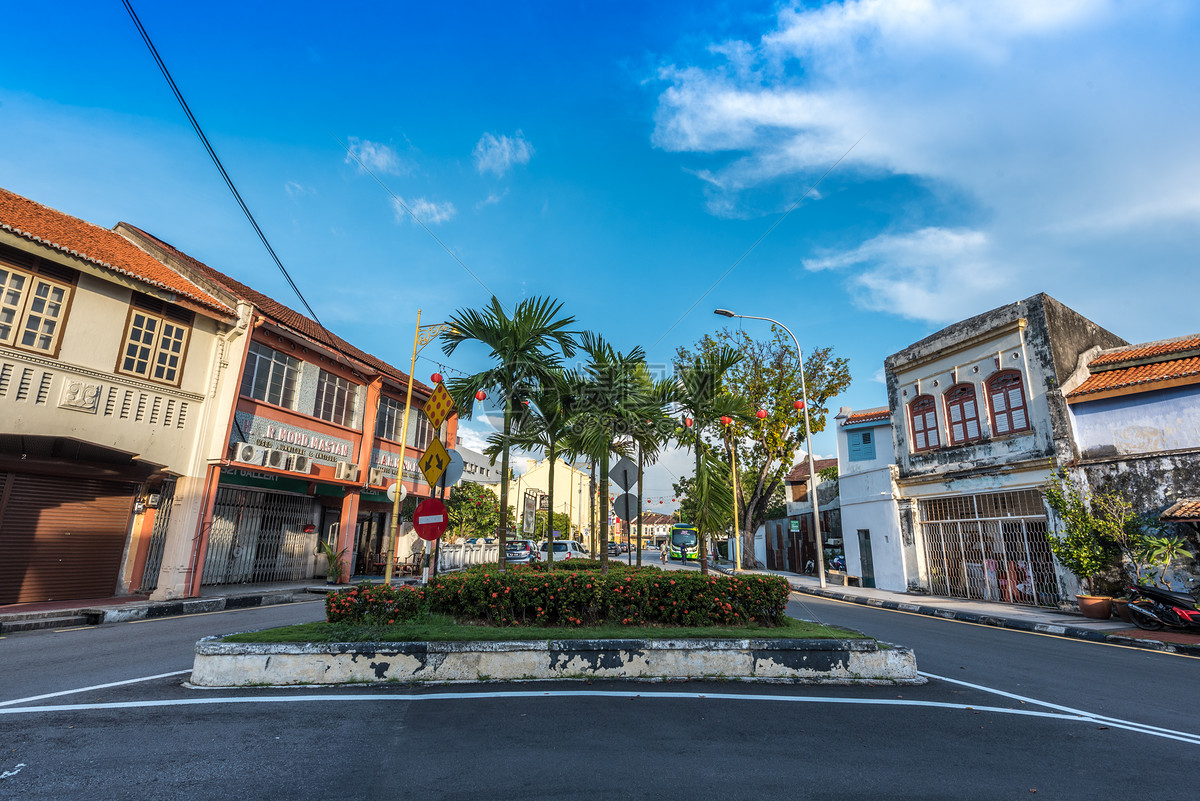 马来西亚槟城街景