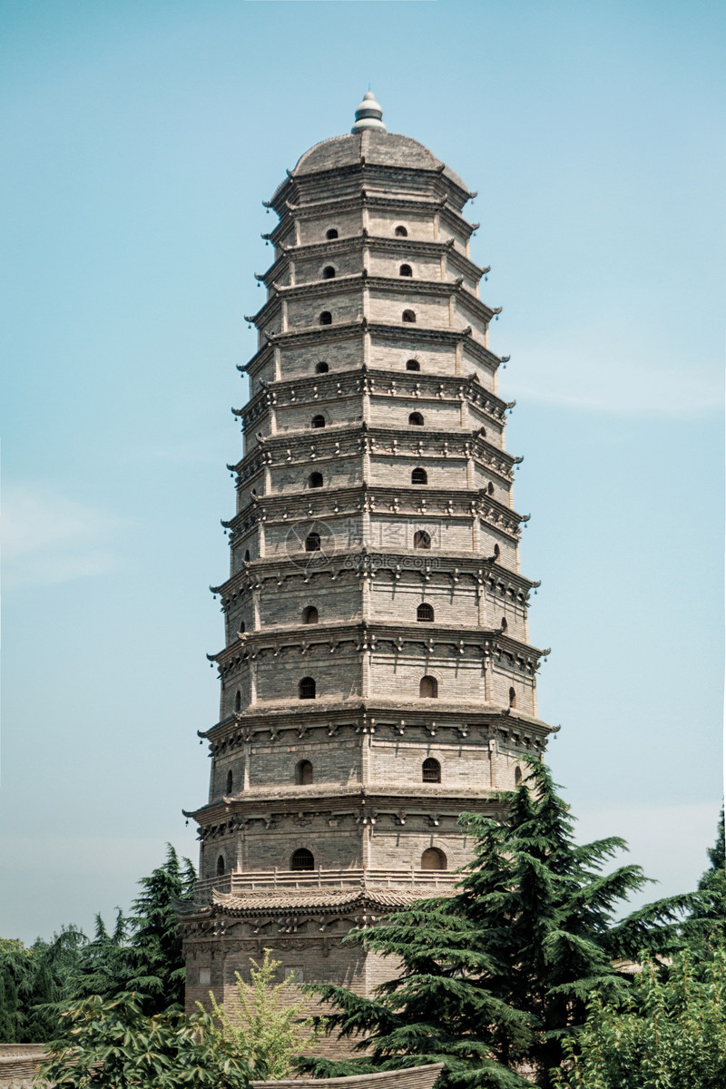 陕西宝鸡市法门寺真身舍利宝塔