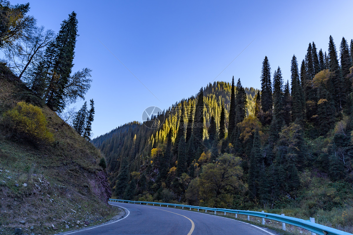 照片 自然风景 新疆独库公路.