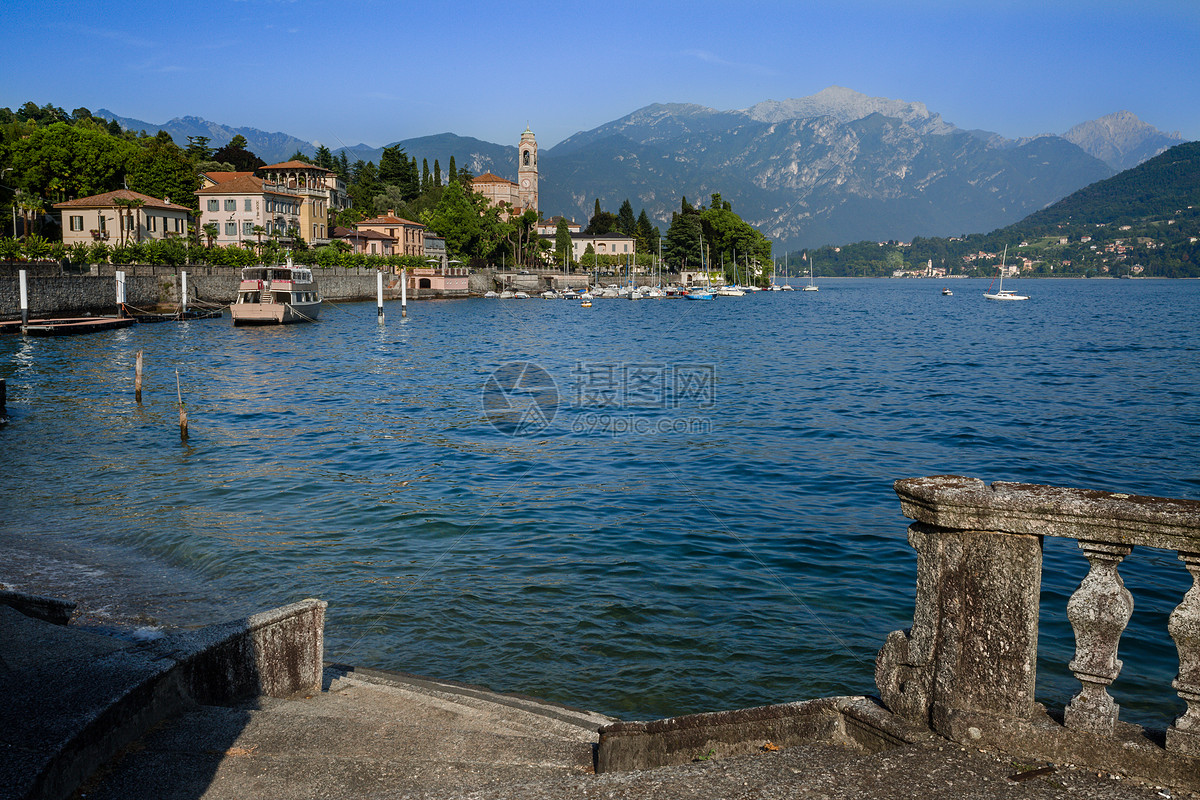 意大利北部科莫湖景区