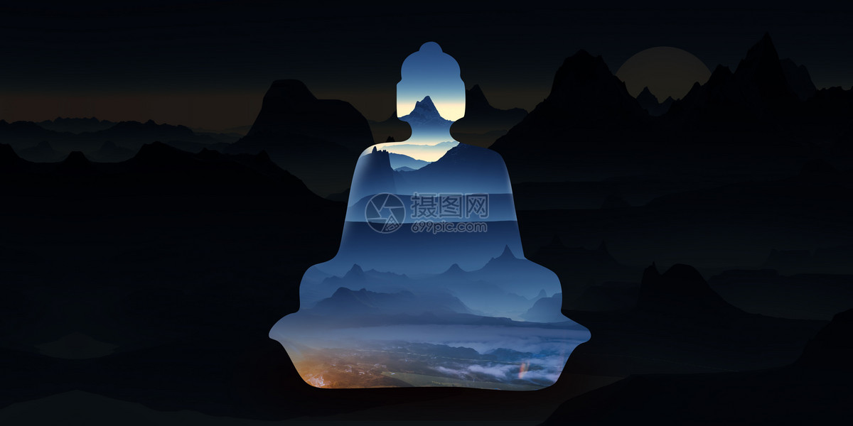 图片 创意合成 抽象创意 佛教文化jpg  分享: qq好友 微信朋友圈 qq