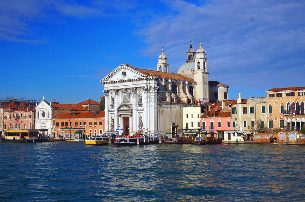 意大利威尼斯海上城市建筑风景
