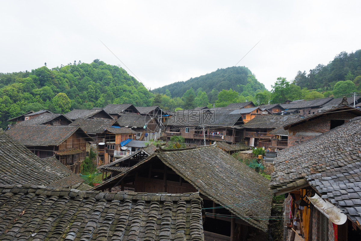 照片 建筑空间 少数民族 贵州黔东南剑河县苗族村寨.