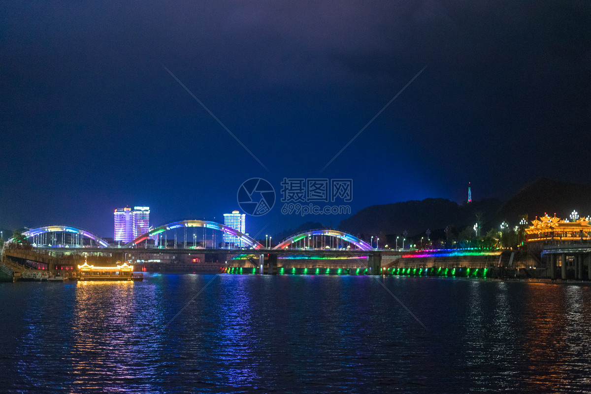 贵州黔东南剑河夜景