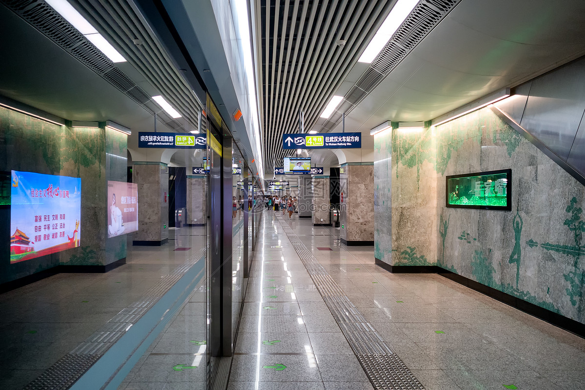图片 照片 建筑空间 武汉美丽的地铁站岳家嘴站.jpg