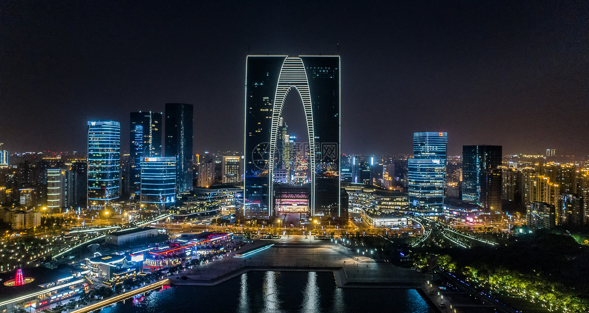 苏州都市夜景