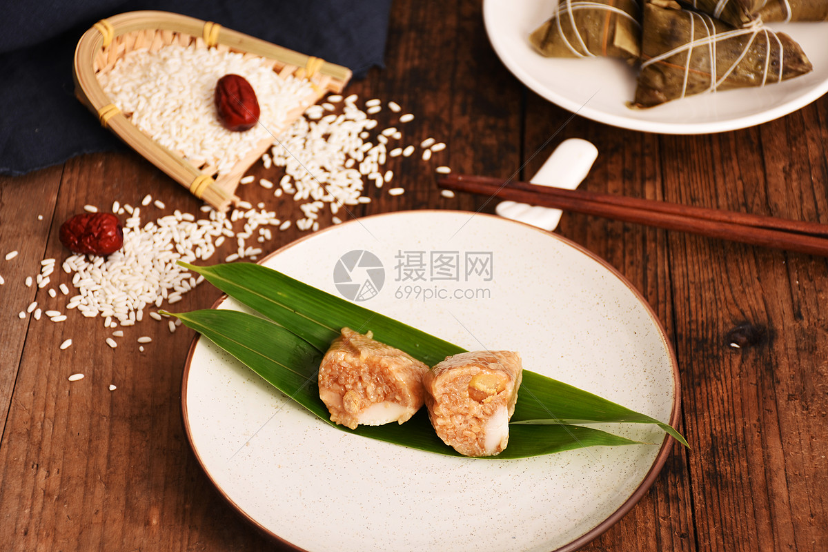 中国传统端午节节日美食粽子