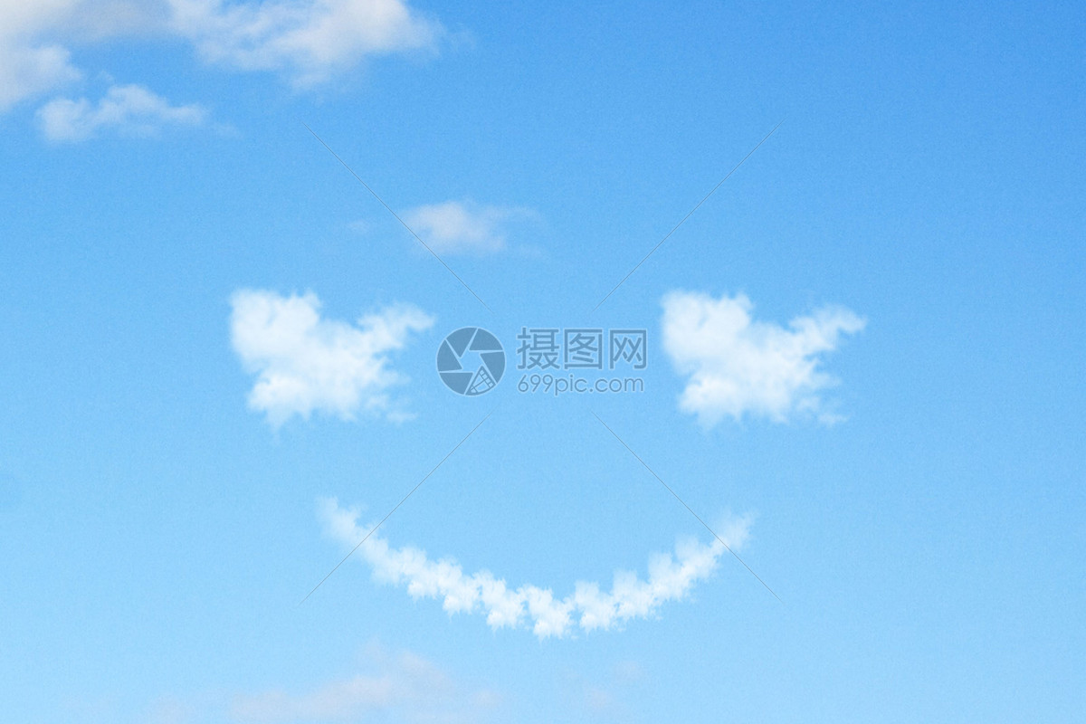 笑脸白云