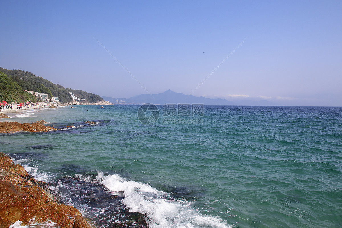 深圳背仔角海边风光