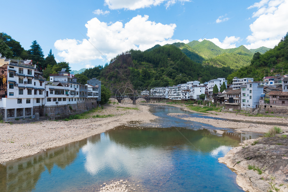 浙江山区的遂昌古镇