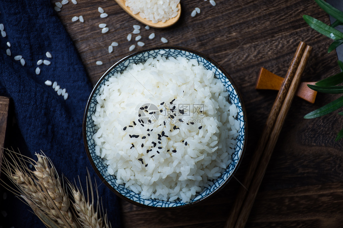 主食米饭摄影图高清摄影大图-千库网