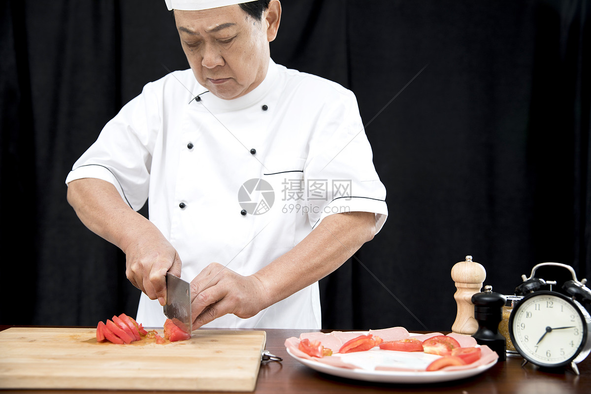 厨师摆盘