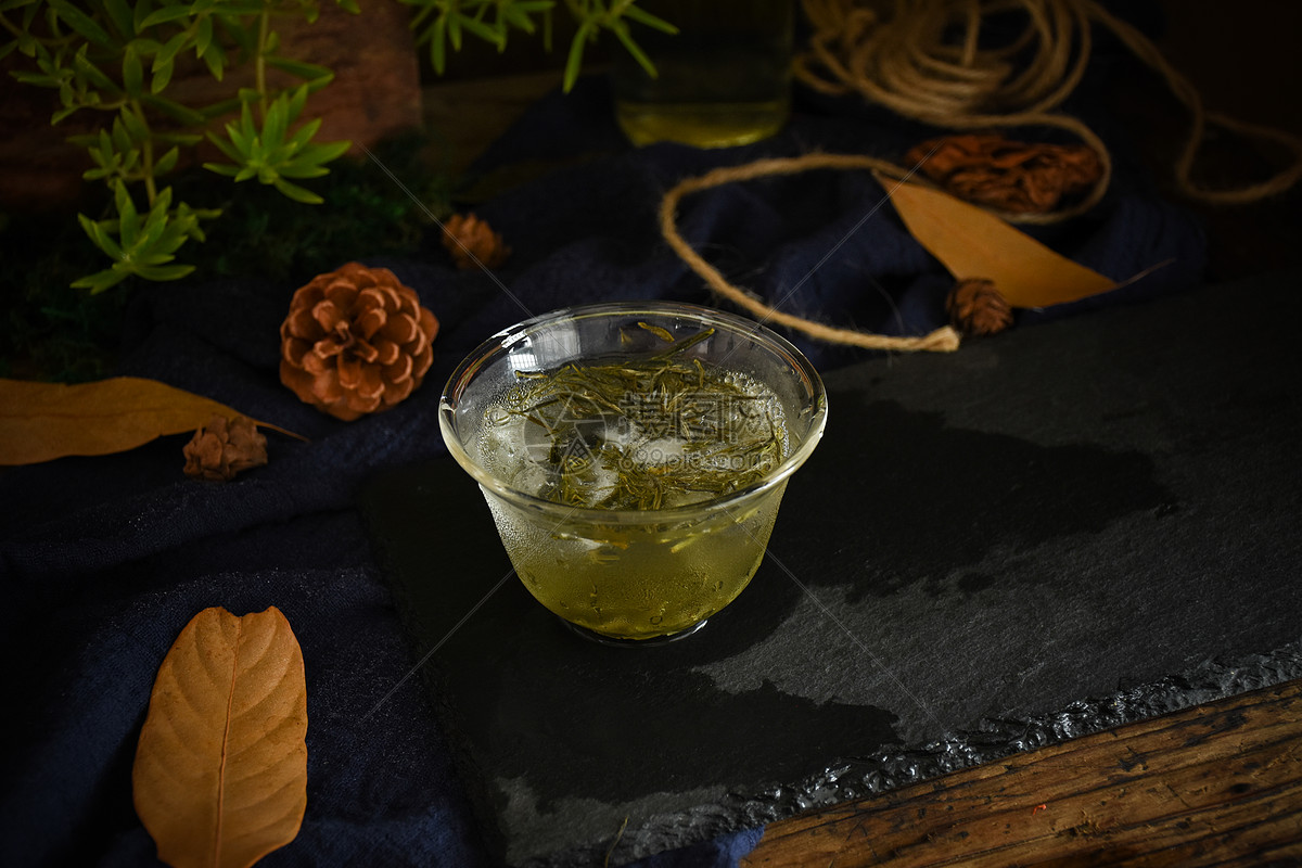 创新的冰镇绿茶